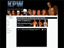 Tablet Screenshot of kiwiprowrestling.co.nz
